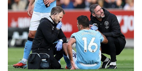 Rodri Hernández' Verletzung zerstörte Manchester Citys Hoffnungen Rodri Hernández' Verletzung zerstörte Manchester Citys Hoffnungen